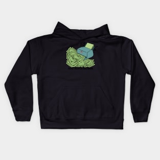 Money Printer Goes Brrrrr - Wallstreetbets Kids Hoodie